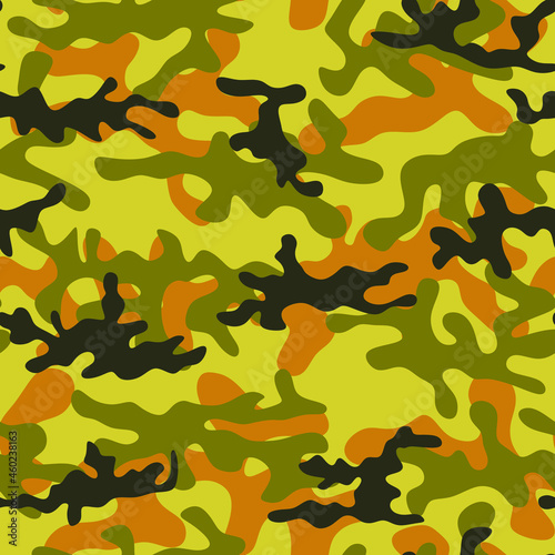 Colored camouflage on a light background. Vector. © игорь бурко