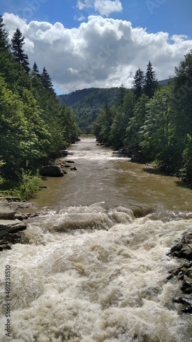 mountain river in the mountains