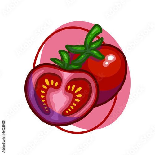 Tomato vegetables drawing illustration design