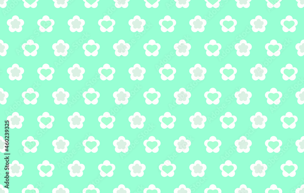 design pattern Sweet and cute seamless of tiny flowers isolated on green background. Suitable for wrapping paper, wallpaper, fabric, design design pattern Sweet and cute seamless of tiny flowers isolated on green background. Suitable for wrapping paper, wallpaper, fabric, design