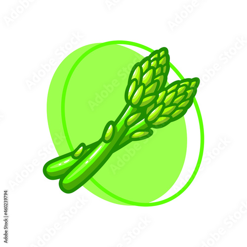 Asparagus vegetables drawing illustration design