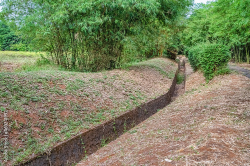 Vinh Moc tunnels in war at Quang Tri, Vietnam