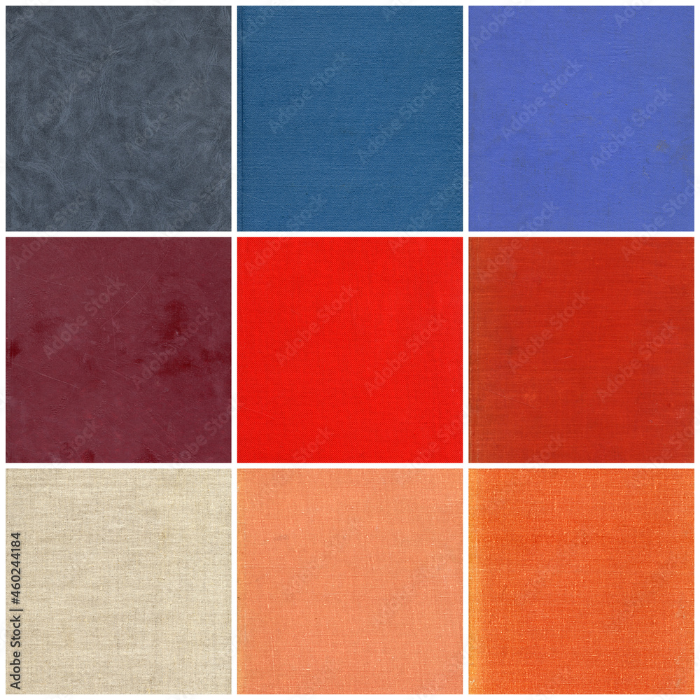 Paper and textile textures set. Rough faded canvas surface. Perfect for background and vintage style design. Paper and textile textures set. Rough faded canvas surface. Perfect for background and vintage style design.