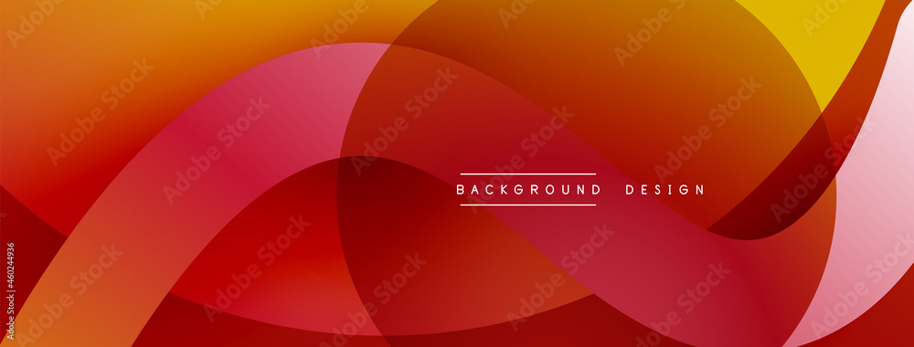 Abstract overlapping lines and circles geometric background with gradient colors Abstract overlapping lines and circles geometric background with gradient colors