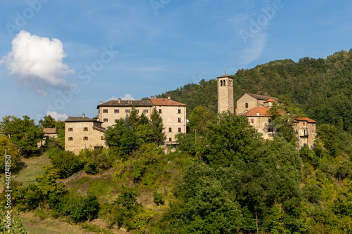 gombola dastle ophiolites volcanic rocks with medieval settlements photo