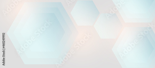 Abstract Technology polygonal design. hexagon background. Digital futuristic