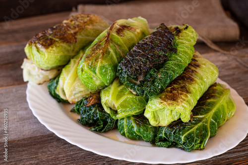 Stuffed cabbage rolls from germany