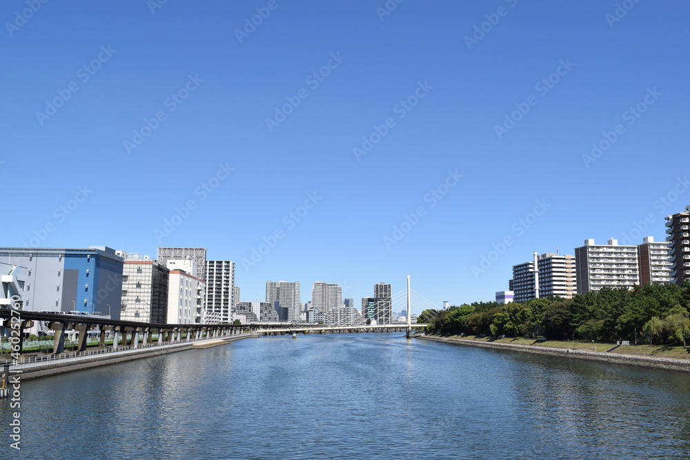 Panorama of Shinagawa Ward, Tokyo, Japan