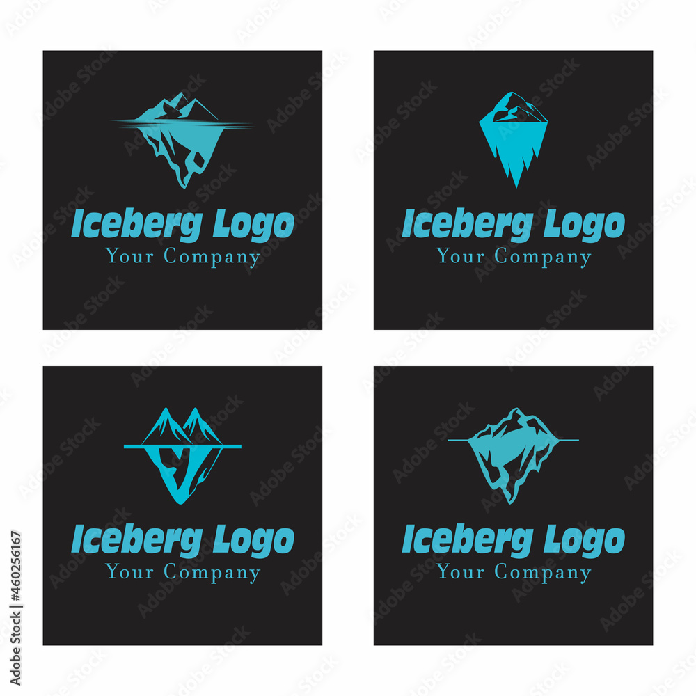 Ice berg Logo Template vector symbol nature Ice berg Logo Template vector symbol nature