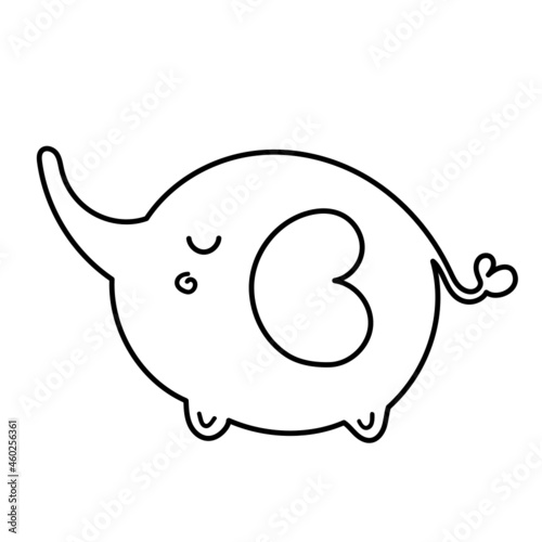 elephant outline