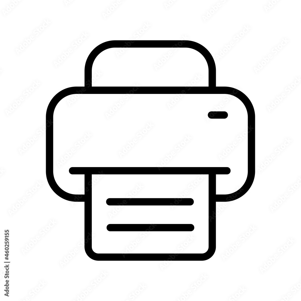 Printer icon vector. copy machine illustration sign. Fax symbol. Printer icon vector. copy machine illustration sign. Fax symbol.