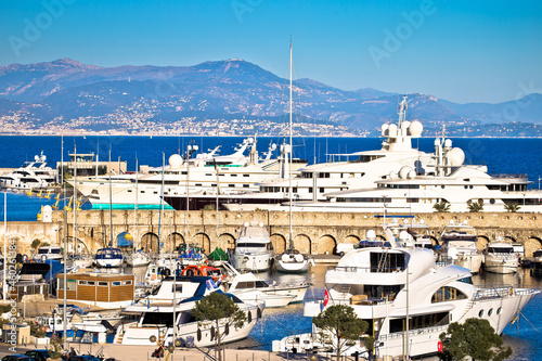 Town of Antibes Marina Port Vauban yachts view © xbrchx