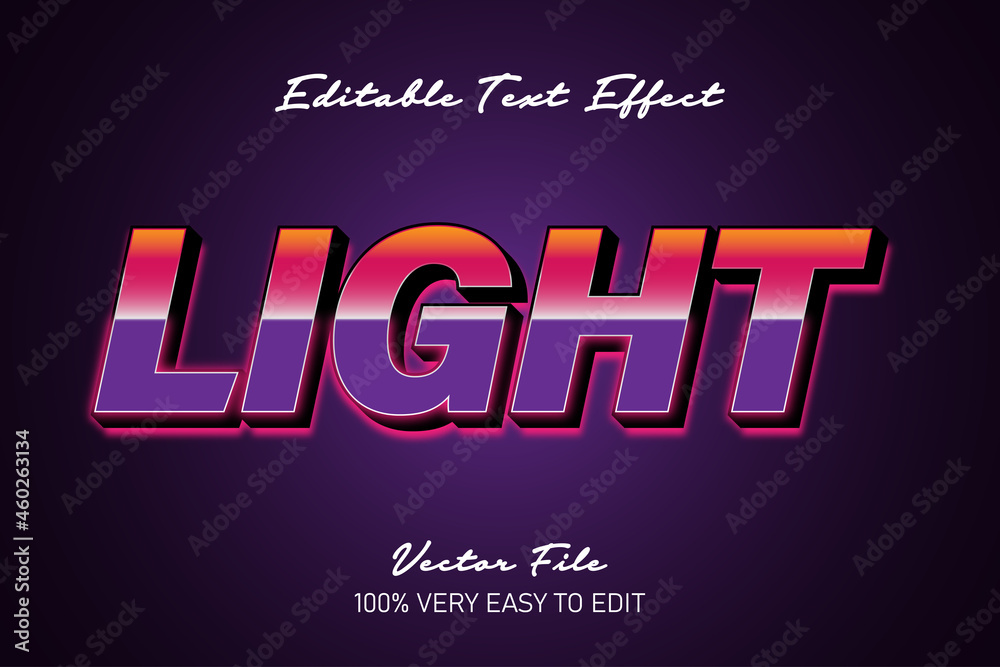 old retro gradient text effect