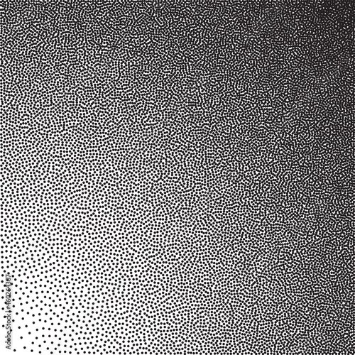 Obraz na plátně Stochastic raster halftone gradient print