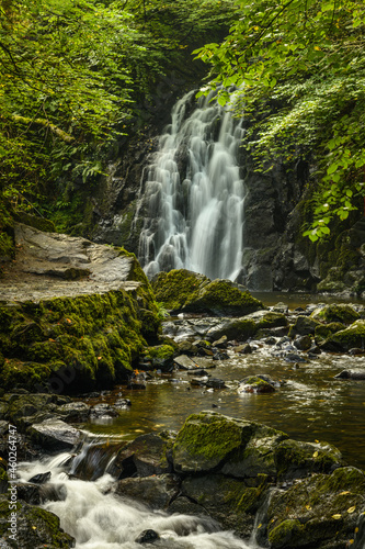 Fototapeta Naklejka Na Ścianę i Meble -  Glenoe Waterfall, Larne, Ballycarry 