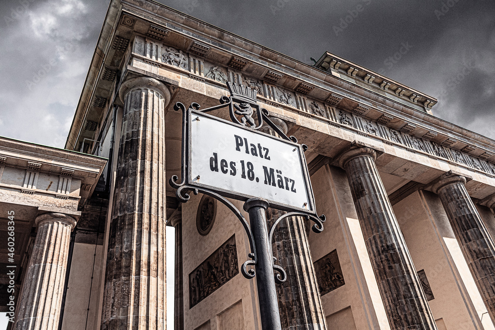 Obraz premium Platz des 18.März Berlin