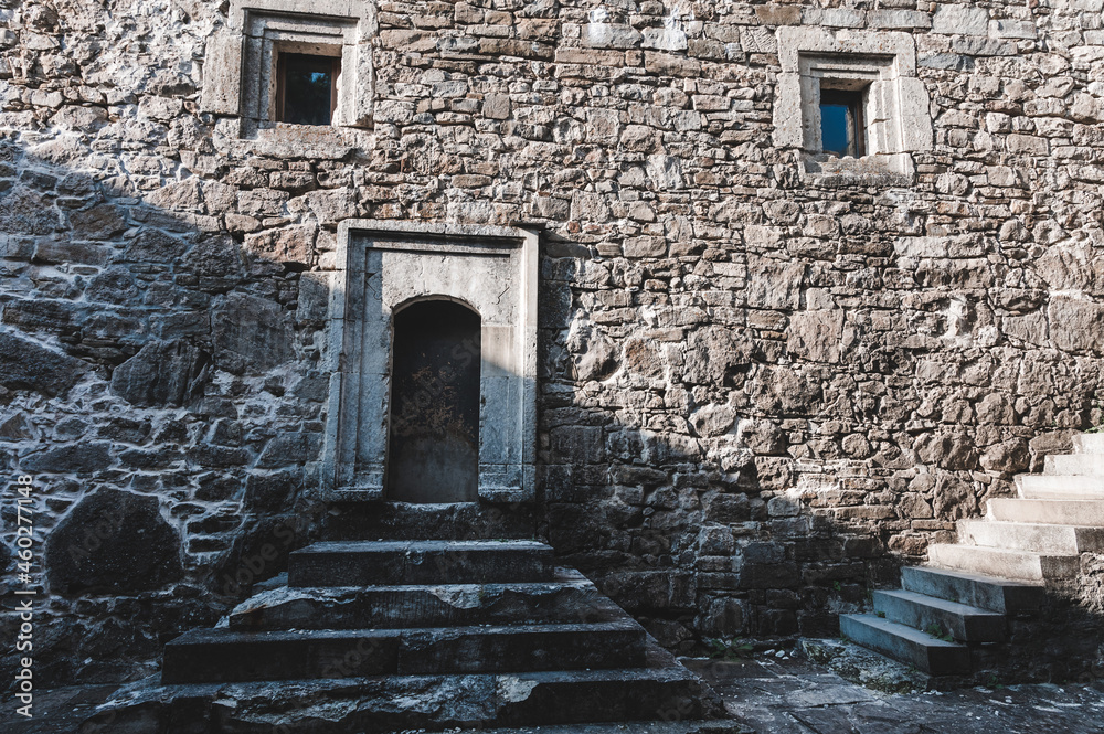 Naklejka premium Ancient masonry, decorative background