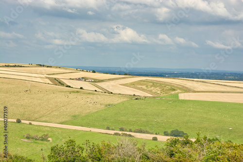 South Downs countryside near Worthing, Sussex, England
