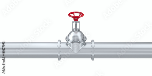 pipeline on white backgroun...