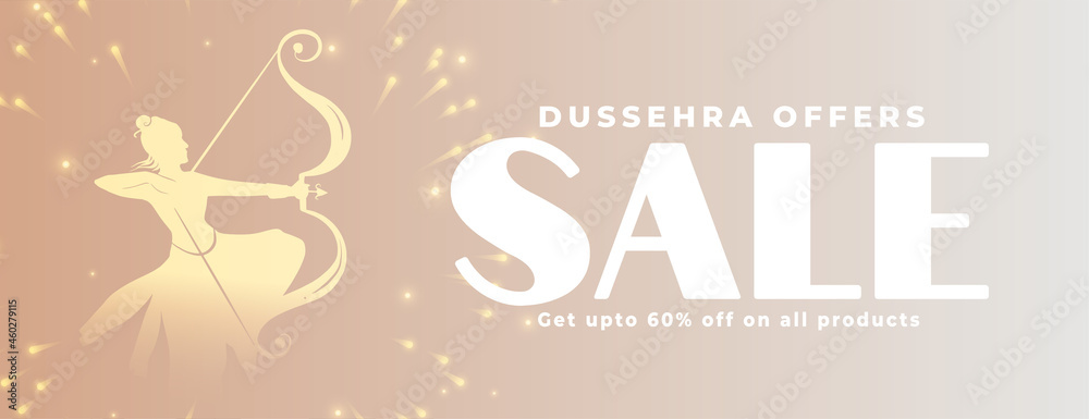 dussehra sale and offer banner for marketing purpose