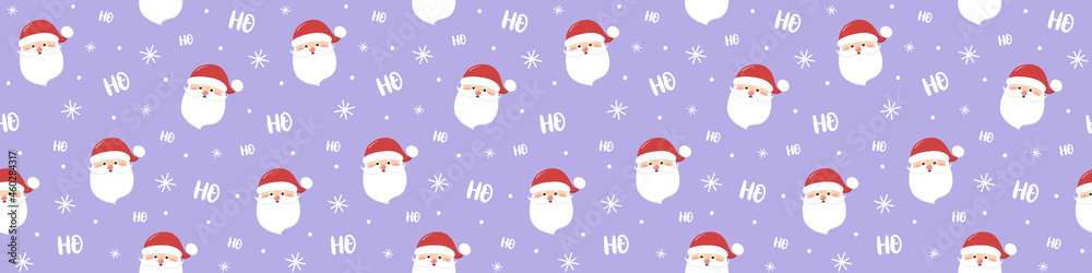 Christmas pattern with Santa Claus. Wallpaper concept. Banner. Vector Christmas pattern with Santa Claus. Wallpaper concept. Banner. Vector