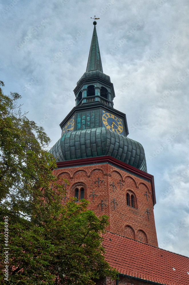 Historischer Kirchturm in Stade