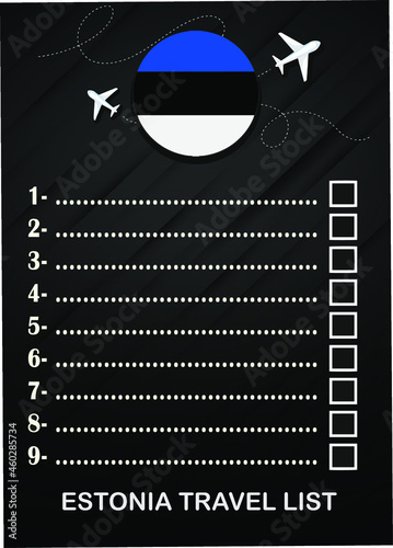 Estonia travel list brochure 