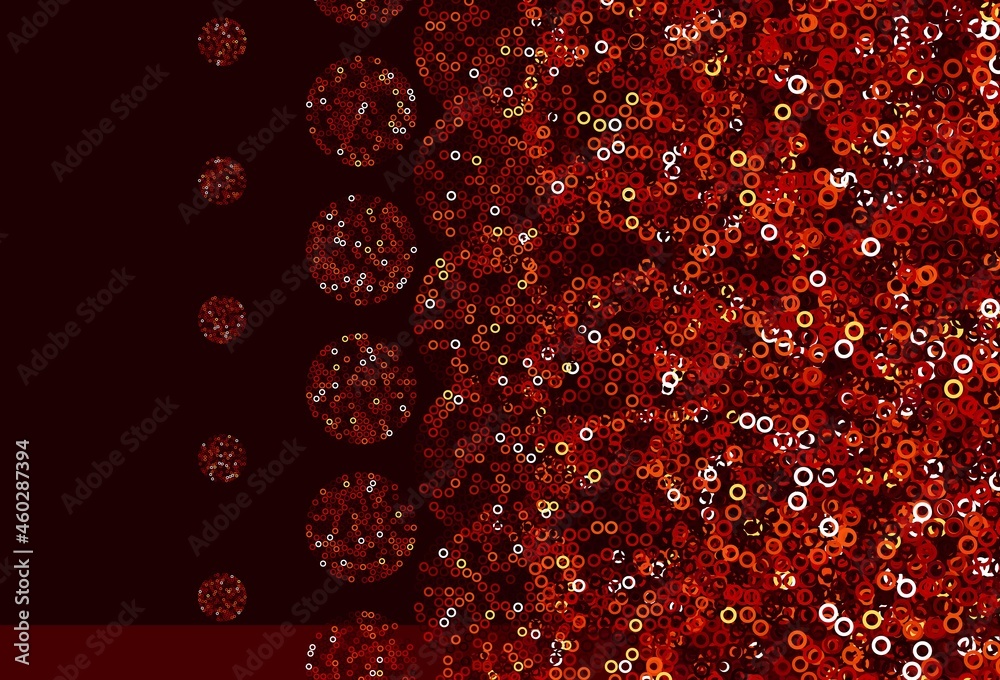 Light Red vector background with spots. Light Red vector background with spots.