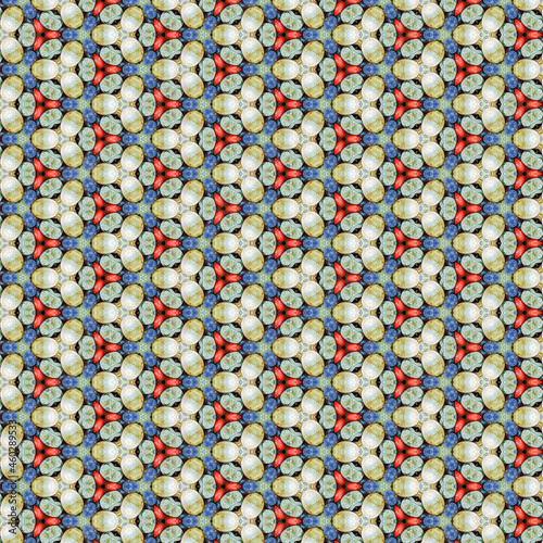 Beautiful Patterns background. suitable for wall decoration or patterns on objects. Look like colorful gems.