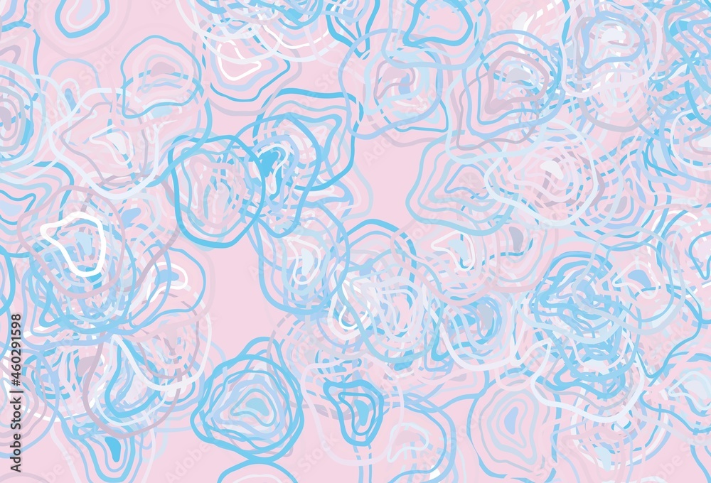 Light Pink, Blue vector layout with wry lines. Light Pink, Blue vector layout with wry lines.