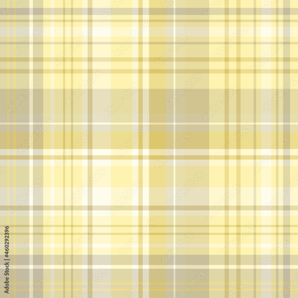 Seamless pattern in yellow, white and warm gray colors for plaid, fabric, textile, clothes, tablecloth and other things. Vector image. Seamless pattern in yellow, white and warm gray colors for plaid, fabric, textile, clothes, tablecloth and other things. Vector image.