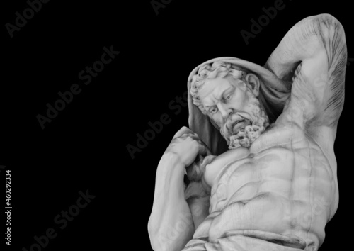 God of the forge and blacksmiths Hephaestus. (Greek and Roman mythology) photo