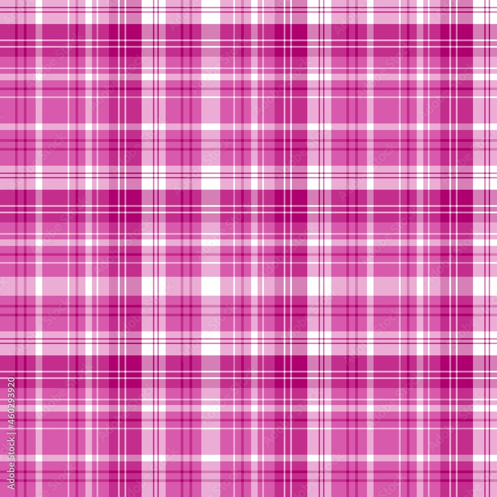 Seamless pattern in white and bright pink colors for plaid, fabric, textile, clothes, tablecloth and other things. Vector image. Seamless pattern in white and bright pink colors for plaid, fabric, textile, clothes, tablecloth and other things. Vector image.