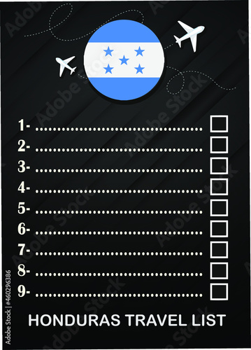 Honduras travel list brochure 
