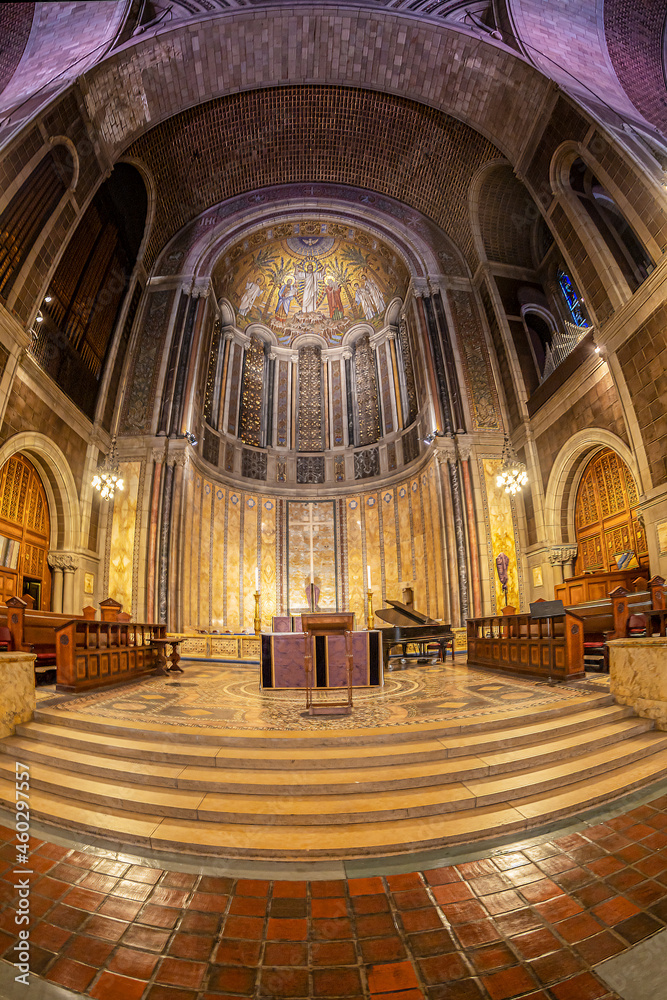Interior of St.Bartholomew Church, New York, USA