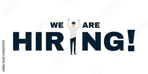 We are hiring concept illustration