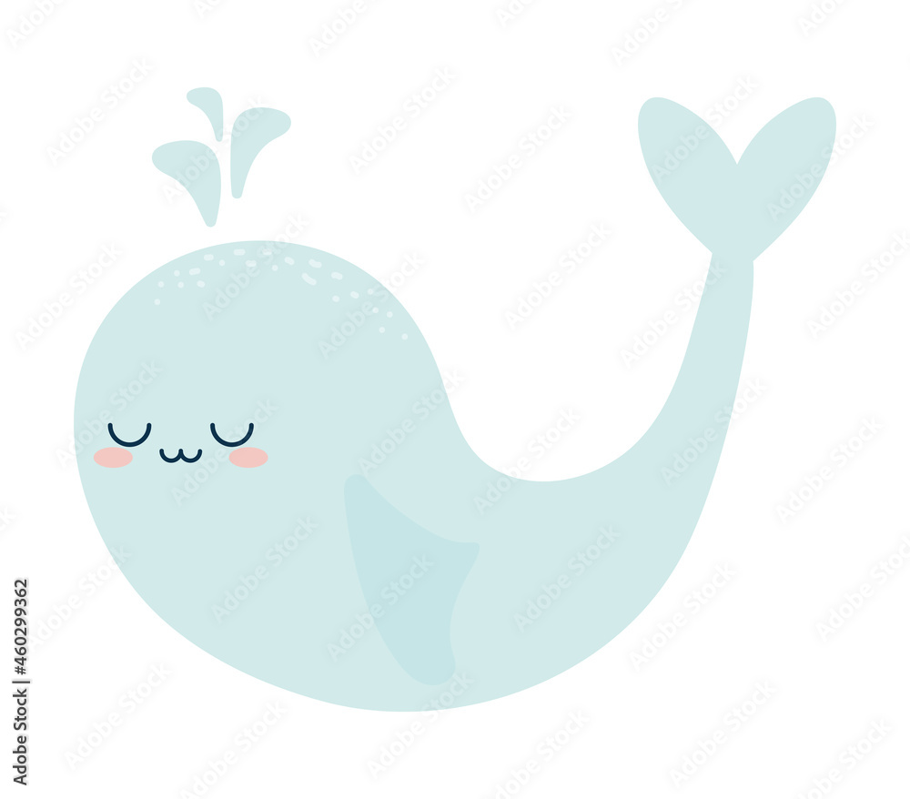 Obraz premium baby whale design