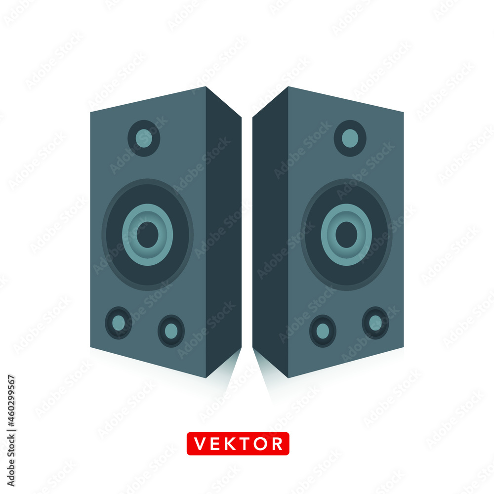 sound system set illustration, with shadow, interior vector, audio interior. sound system set illustration, with shadow, interior vector, audio interior.