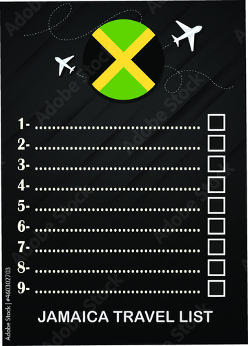 Jamaica travel list brochure 
