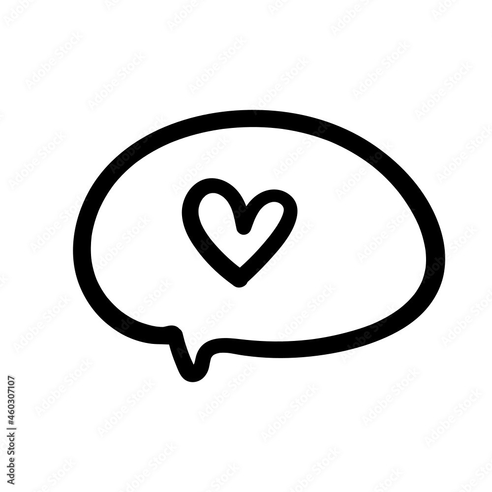 heart speech bubble, valentine's day heart speech bubble, valentine's day