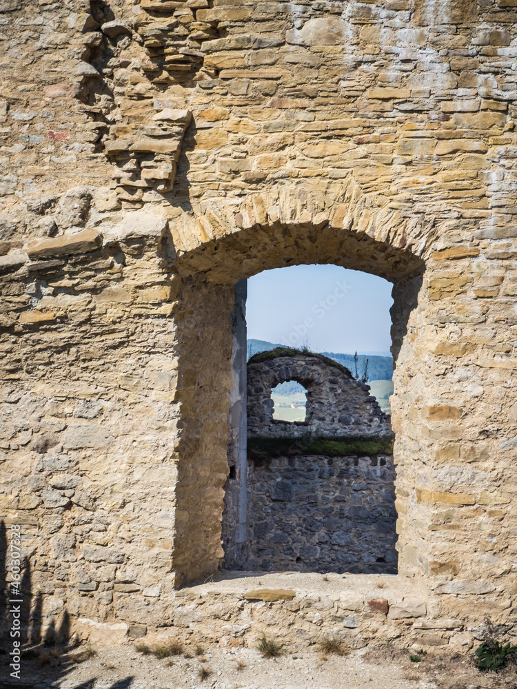 Ruins of Lietava medieval castle, Slovakia Ruins of Lietava medieval castle, Slovakia