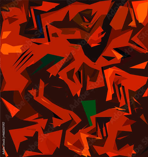 Abstract diagonal pattern from a modified image of a mixed autumn forest. Diagonal ornament in natural colors of autumn forest camouflage Leopard pattern.