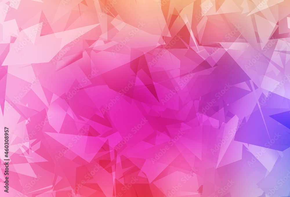Light Pink, Red vector background with abstract polygonals. Light Pink, Red vector background with abstract polygonals.