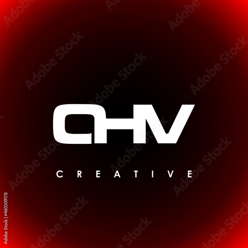 OHV Letter Initial Logo Design Template Vector Illustration