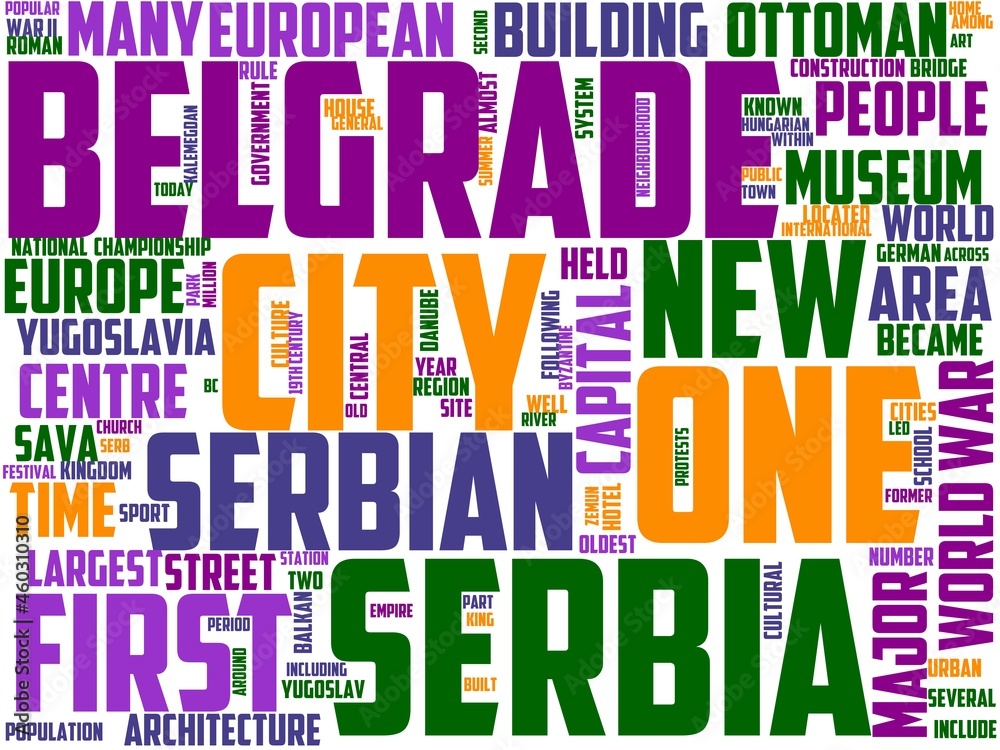 belgrade typography, wordcloud, wordart, europe,city,serbia,sky,belgrade