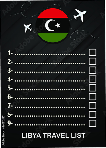 Libya travel list brochure 