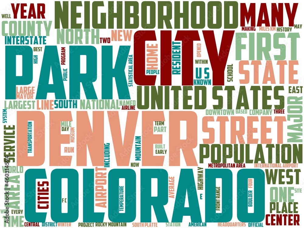 denver typography, wordart, wordcloud, skyline,city,downtown,cityscape denver typography, wordart, wordcloud, skyline,city,downtown,cityscape