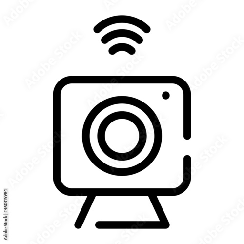 web cam 5g simple icon