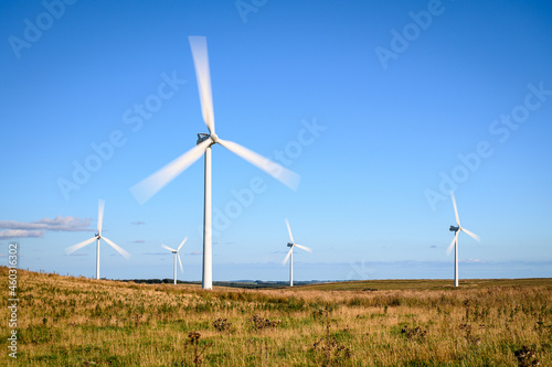 Green Rigg Wind Turbines, which is an 18 turbine onshore Wind Farm located near Sweethope Loughs in Northumberland, England