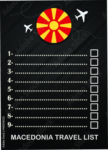 Macedonia travel list brochure 